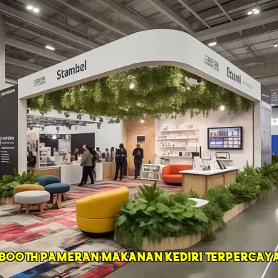 booth pameran makanan kediri terpercaya